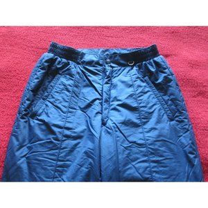 MOUNT CERVIN SNOWBOARDING PANTS LARGE BLUE 2 POCKET WOMEN'S